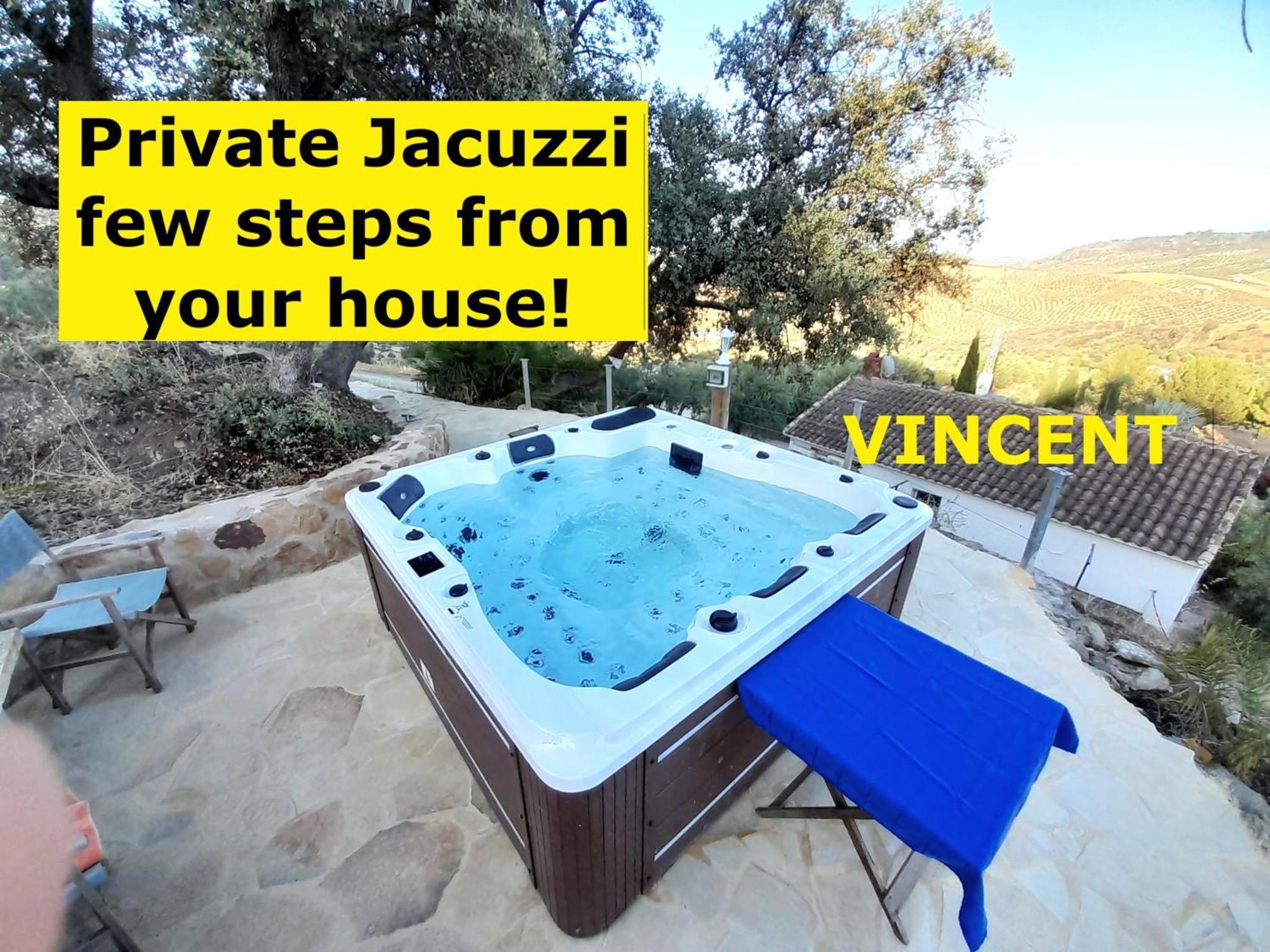 Rural Cottage, With Pool & Optional Private 6 Guests Jacuzzi Tolox Extérieur photo