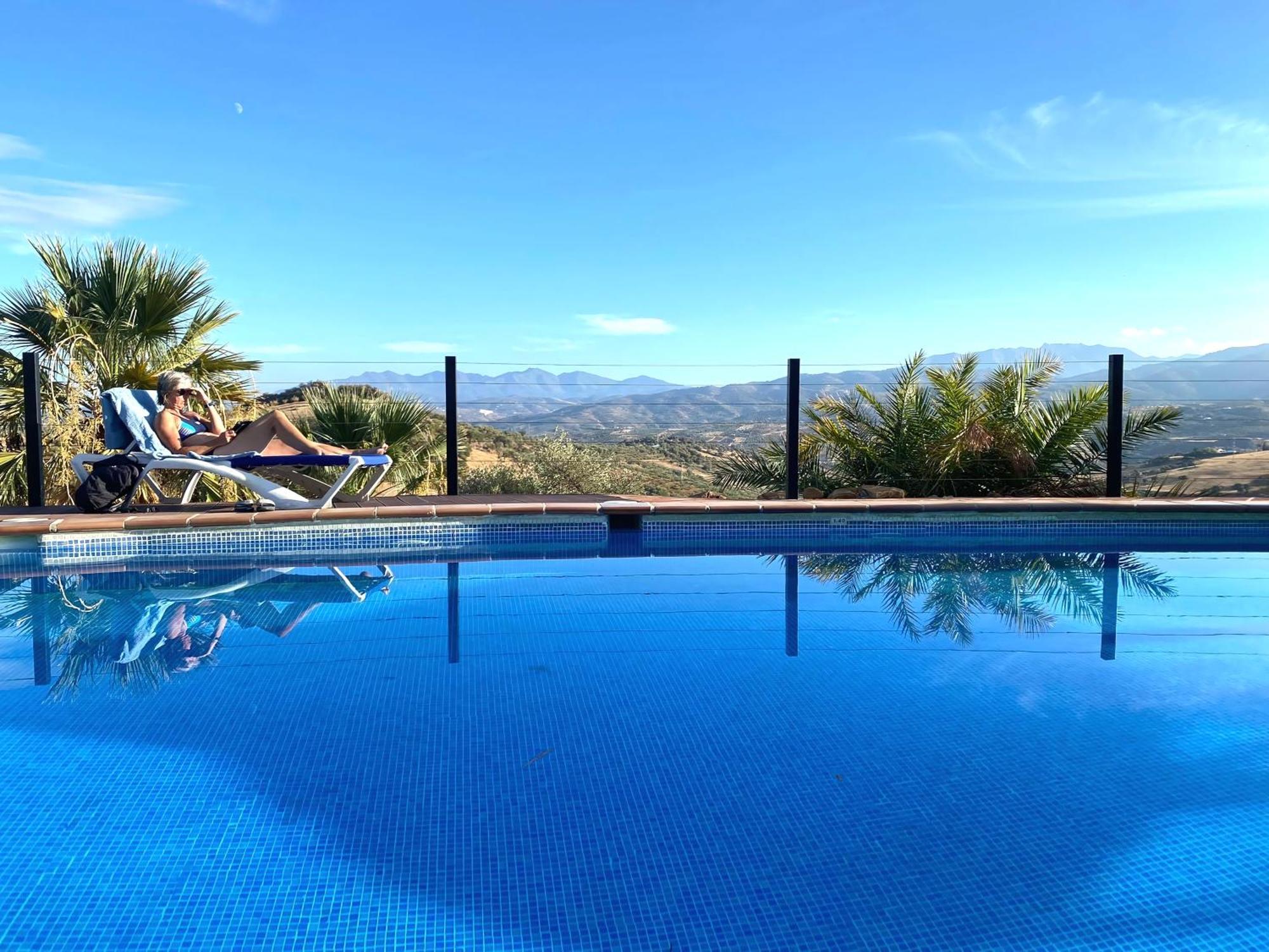 Rural Cottage, With Pool & Optional Private 6 Guests Jacuzzi Tolox Extérieur photo