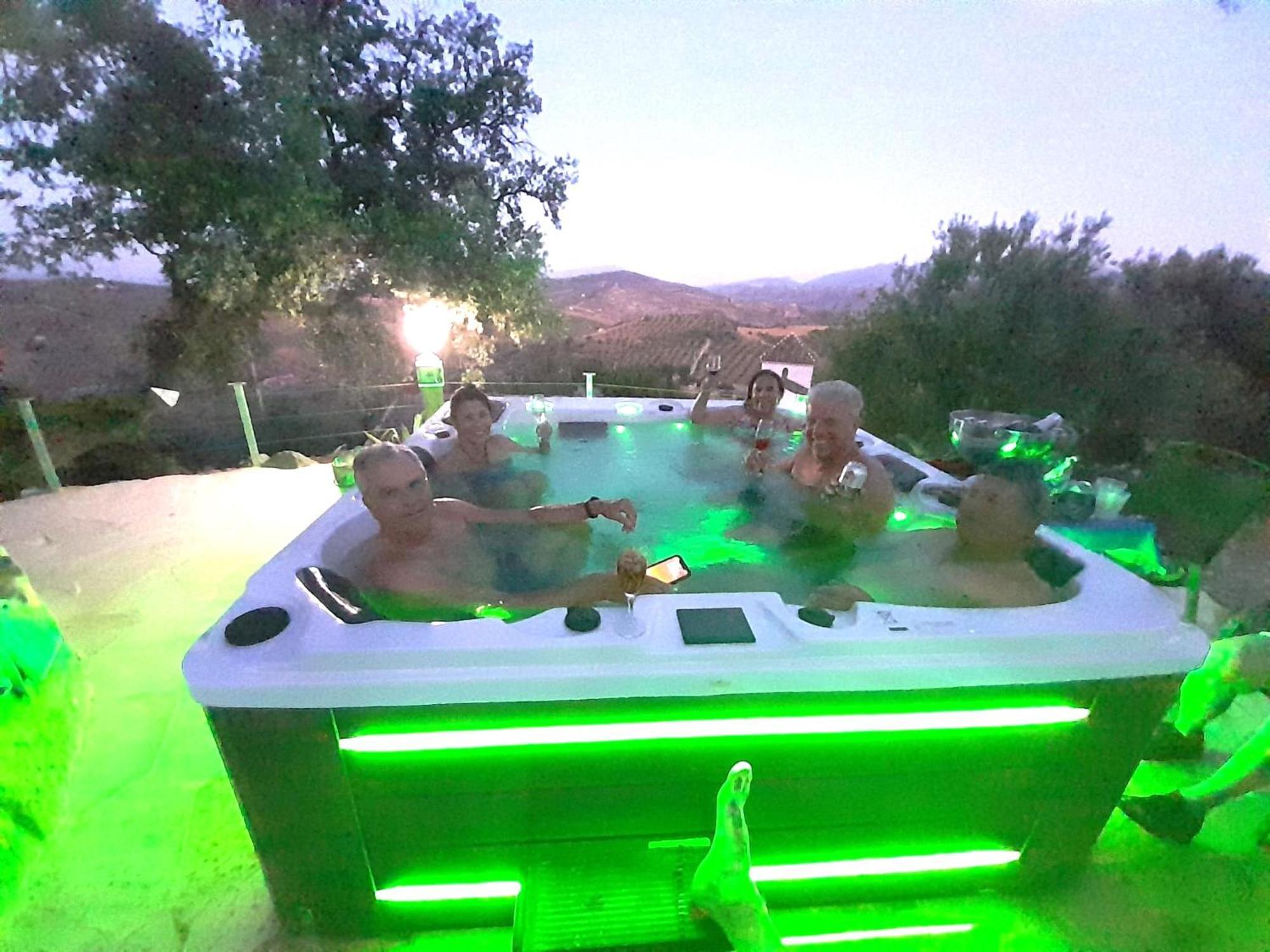 Rural Cottage, With Pool & Optional Private 6 Guests Jacuzzi Tolox Extérieur photo